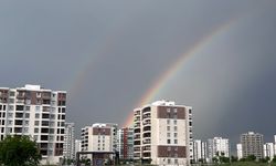 Diyarbakır’da çift gökkuşağı hayran bıraktı
