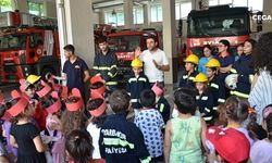 Diyarbakır’da çocuklara itfaiye eğitimi